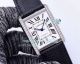 Replica Cartier Tank Watch Stainless Steel Case White Dial Black Leather Strap (9)_th.jpg